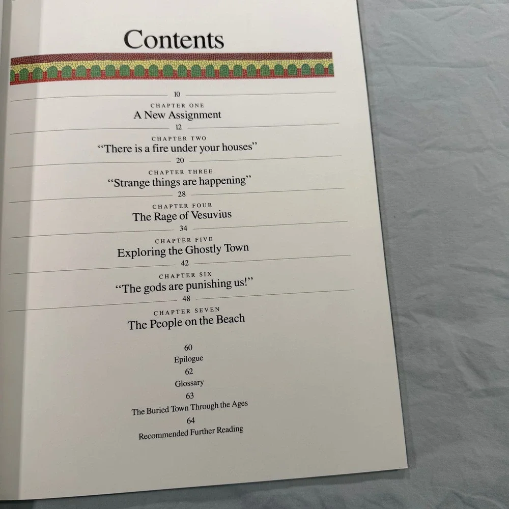 The Secrets of Vesuvius Sara C Bisel Scholastic Time Quest Book 1991 Archaeology
